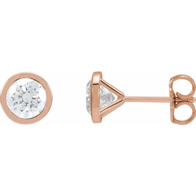 Natural Diamond | Round | 5.8mm :: 1 1/2 Ctw | Lab-Grown Diamond | Round | 5.8mm :: 1 1/2 Ctw
