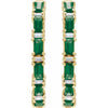 Natural Emerald | Straight baguette | 3.5 x 1.8mm