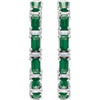Natural Emerald | Straight baguette | 3.5 x 1.8mm
