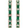 Natural Emerald | Straight baguette | 3.5 x 1.8mm