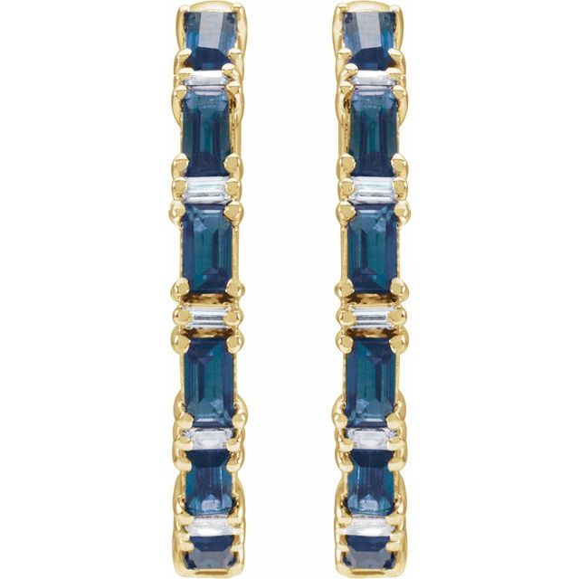 Natural Blue Sapphire | Straight baguette | 3.5 x 1.8mm