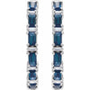 Natural Blue Sapphire | Straight baguette | 3.5 x 1.8mm