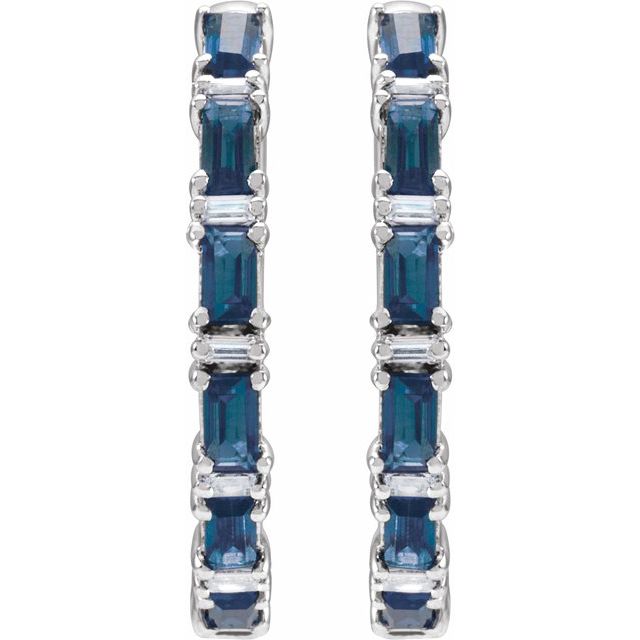 Natural Blue Sapphire | Straight baguette | 3.5 x 1.8mm
