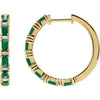 Natural Emerald | Straight baguette | 3.5 x 1.8mm