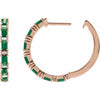 Natural Emerald | Straight baguette | 3.5 x 1.8mm