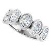 Natural Diamond | Oval | 6 x 4mm | Lab-Grown Diamond | Oval | 6 x 4mm