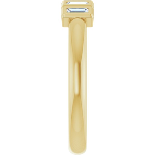 Natural Diamond | Straight baguette | 3 x 1.25mm | Lab-Grown Diamond | Straight baguette | 3 x 1.25mm