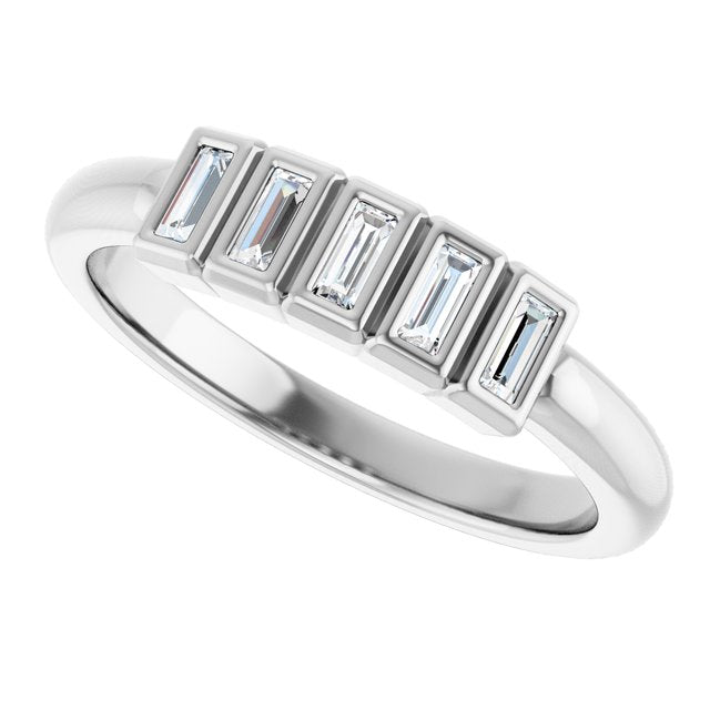 Natural Diamond | Straight baguette | 3 x 1.25mm | Lab-Grown Diamond | Straight baguette | 3 x 1.25mm