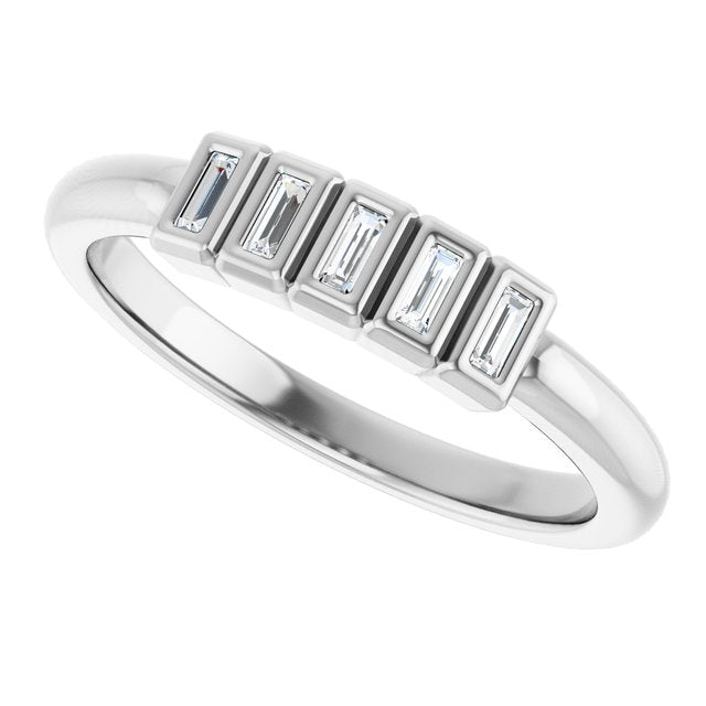 Natural Diamond | Straight baguette | 2.5 x 1mm | Lab-Grown Diamond | Straight baguette | 2.5 x 1mm