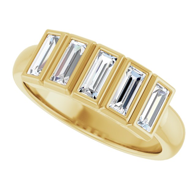 Natural Diamond | Straight baguette | 5 x 2mm | Natural Diamond | Straight baguette | 5 x 2.5mm | Lab-Grown Diamond | Straight baguette | 5 x 2mm | Lab-Grown Diamond | Straight baguette | 5 x 2.5mm