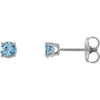 Natural Aquamarine | Round | 4mm