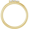 126931 / Ring / Set / 14K Yellow / Natural Diamond / Marquise / 3.5 X 2 Mm / Natural Diamond / Polished / 1/8 Ctw Natural Diamond Three-Stone Stackable Ring