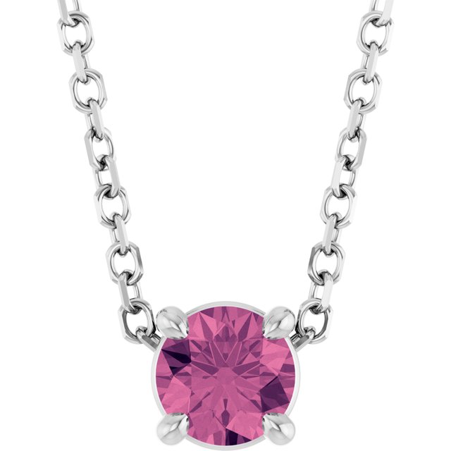 Natural Pink Tourmaline | Round | 4mm