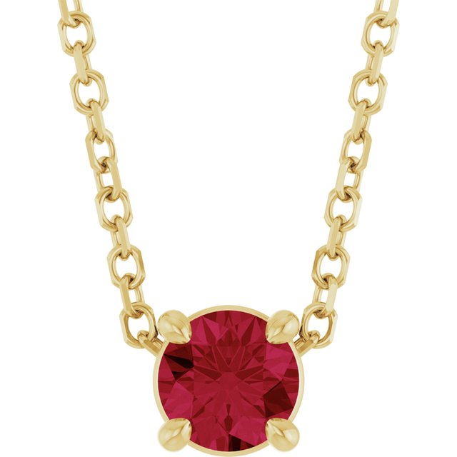 Natural Ruby | Round | 4mm | Lab-Grown Ruby | Round | 4mm