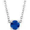 Lab-Grown Blue Sapphire | Round | 4mm | Natural Blue Sapphire | Round | 4mm