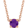 Natural Amethyst | Round | 4mm