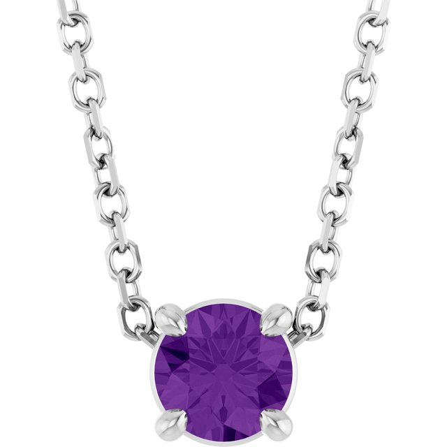 Natural Amethyst | Round | 4mm