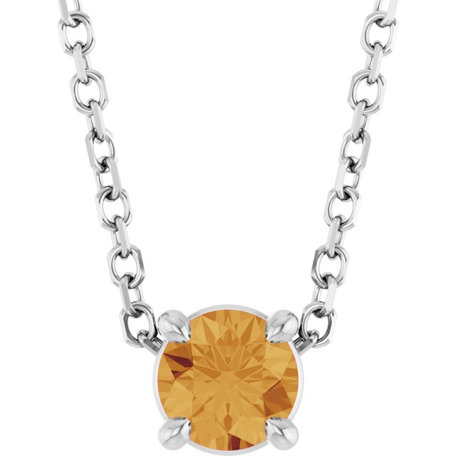 Natural Citrine | Round | 4mm