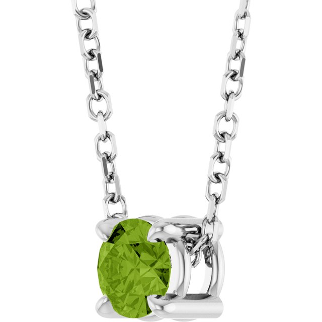 Natural Peridot | Round | 4mm
