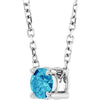 Natural Blue Zircon | Round | 4mm