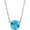 Natural Blue Zircon | Round | 5mm