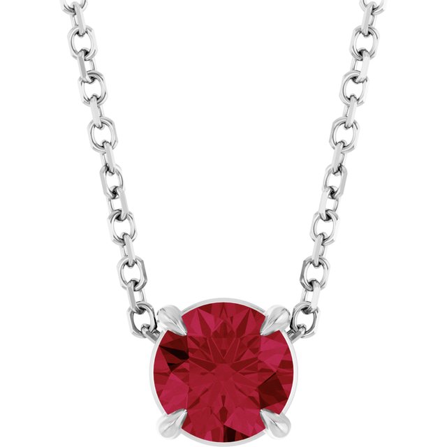 Lab-Grown Ruby | Round | 5mm | Natural Ruby | Round | 5mm