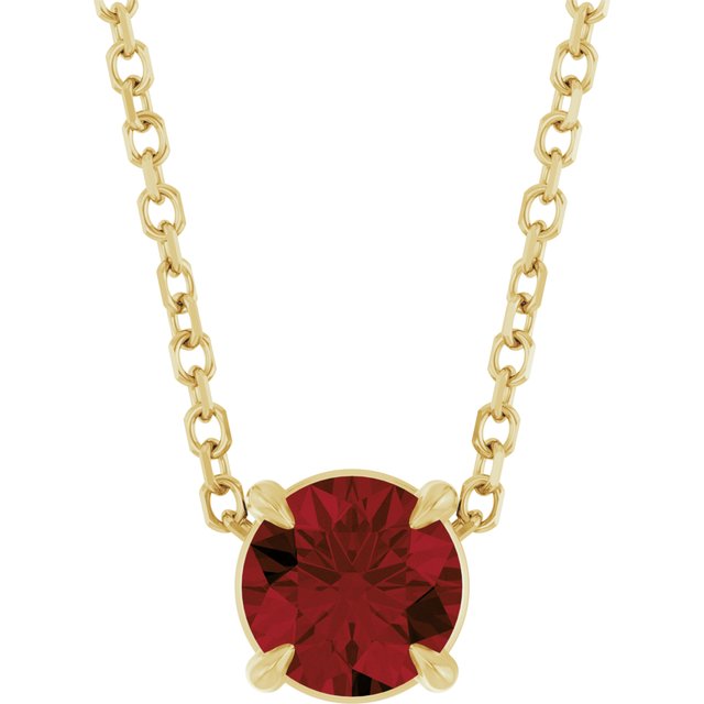 Natural Mozambique Garnet | Round | 5mm