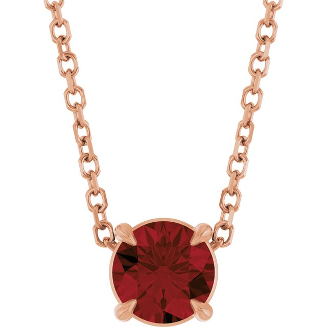 Natural Mozambique Garnet | Round | 5mm
