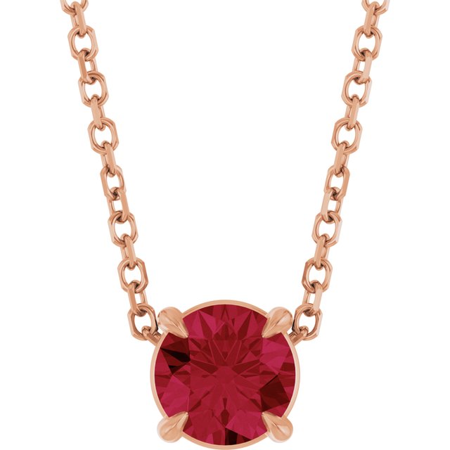 Lab-Grown Ruby | Round | 5mm | Natural Ruby | Round | 5mm