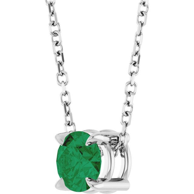 Lab-Grown Emerald | Round | 5mm | Natural Emerald | Round | 5mm