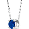 Lab-Grown Blue Sapphire | Round | 5mm | Natural Blue Sapphire | Round | 5mm