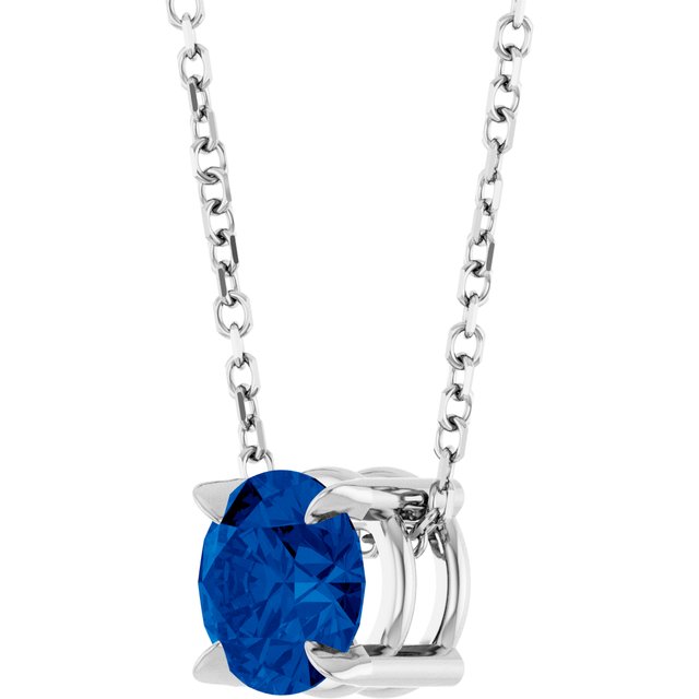 Lab-Grown Blue Sapphire | Round | 6mm | Natural Blue Sapphire | Round | 6mm
