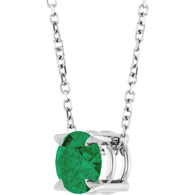 Natural Emerald | Round | 6mm | Lab-Grown Emerald | Round | 6mm