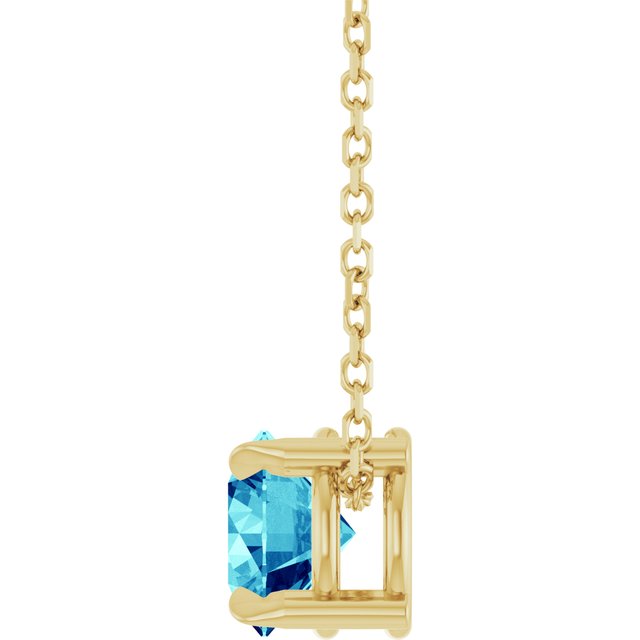 Natural Blue Zircon | Round | 6mm