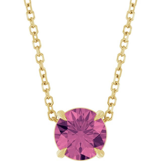 Natural Pink Tourmaline | Round | 6mm