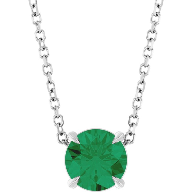 Lab-Grown Emerald | Round | 6mm | Natural Emerald | Round | 6mm