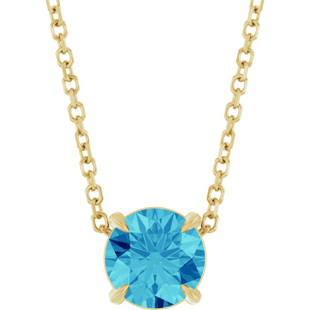 Natural Blue Zircon | Round | 6mm