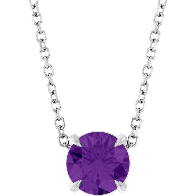 Natural Amethyst | Round | 6mm