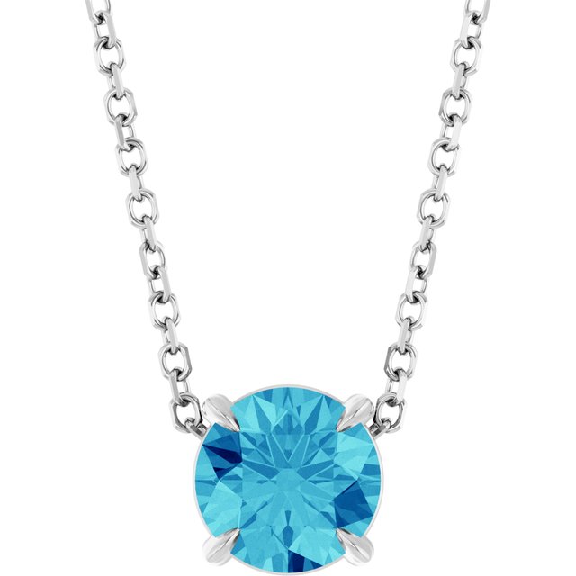 Natural Blue Zircon | Round | 6mm