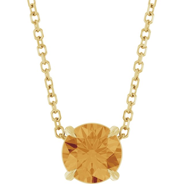 Natural Citrine | Round | 6mm
