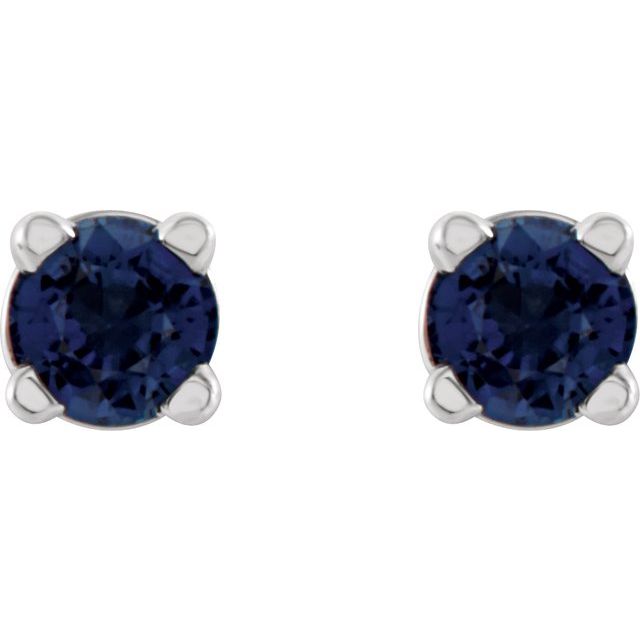 Lab-Grown Blue Sapphire | Round | 2.5mm | Natural Blue Sapphire | Round | 2.5mm
