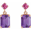 Natural Amethyst | Emerald | 7 x 5mm