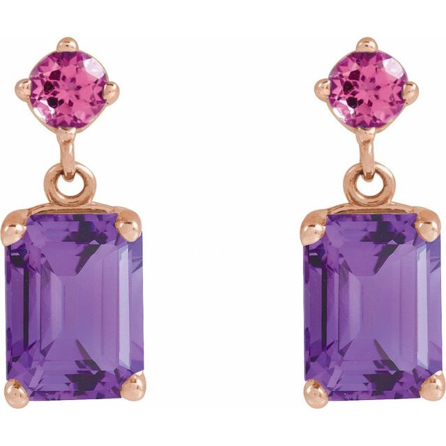 Natural Amethyst | Emerald | 7 x 5mm