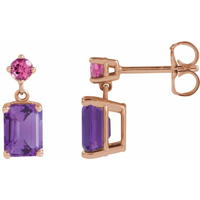 Natural Amethyst | Emerald | 7 x 5mm