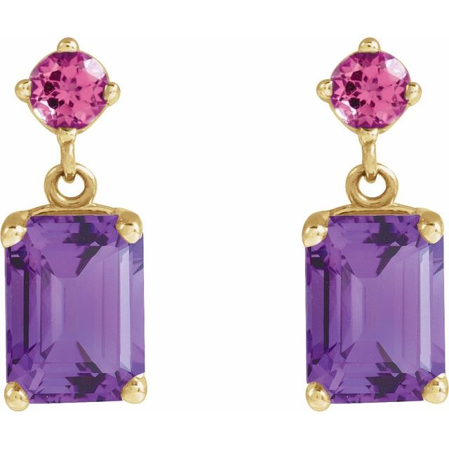 Natural Amethyst | Emerald | 7 x 5mm