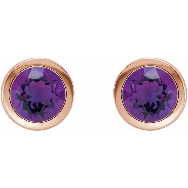 Natural Amethyst | Round | 5mm | Natural Amethyst | Round | 6mm