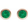 Lab-Grown Emerald | Round | 5mm | Natural Emerald | Round | 5mm | Lab-Grown Emerald | Round | 6mm | Natural Emerald | Round | 6mm