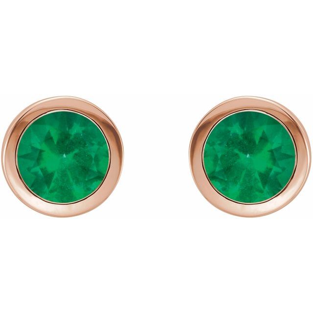 Lab-Grown Emerald | Round | 5mm | Natural Emerald | Round | 5mm | Lab-Grown Emerald | Round | 6mm | Natural Emerald | Round | 6mm