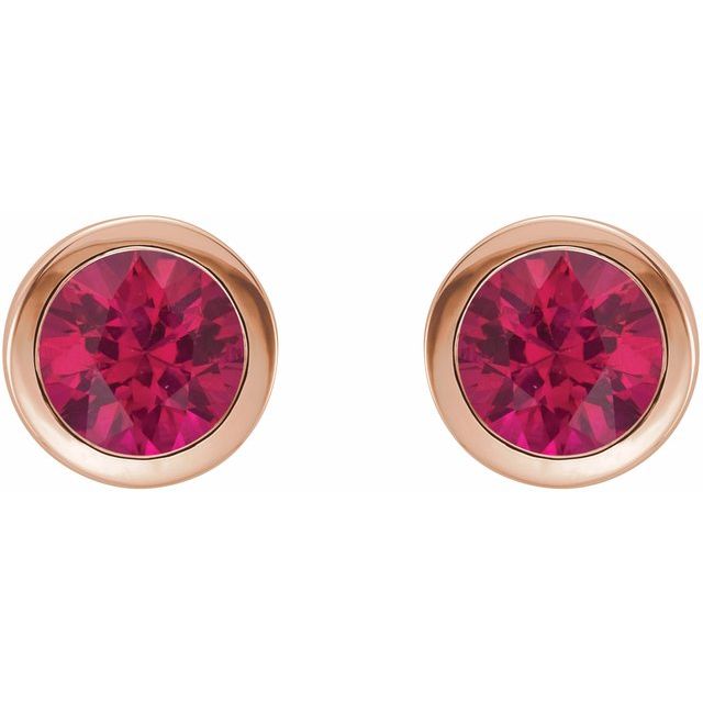 Natural Ruby | Round | 5mm | Lab-Grown Ruby | Round | 5mm | Lab-Grown Ruby | Round | 6mm