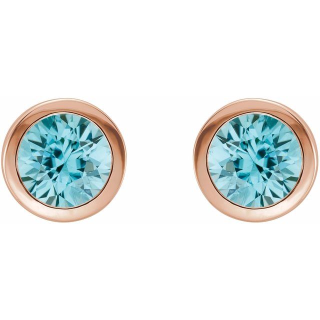 Natural Blue Zircon | Round | 5mm | Natural Blue Zircon | Round | 6mm